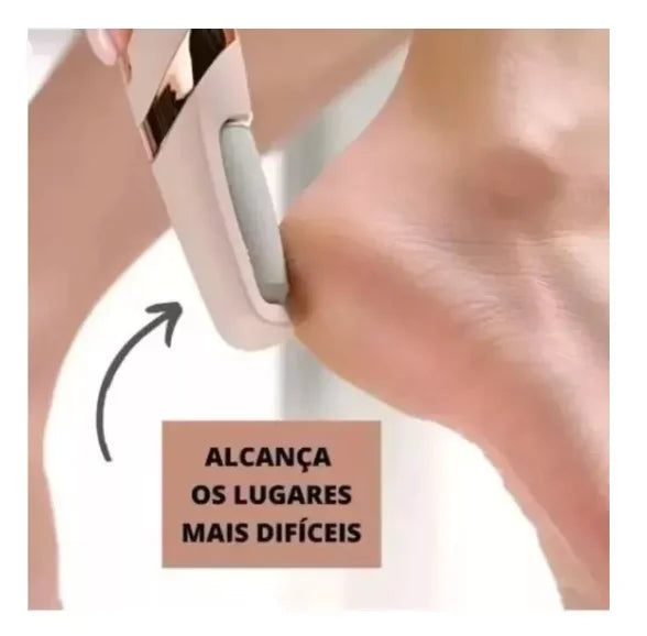 Lixadeira elétrica para os pés