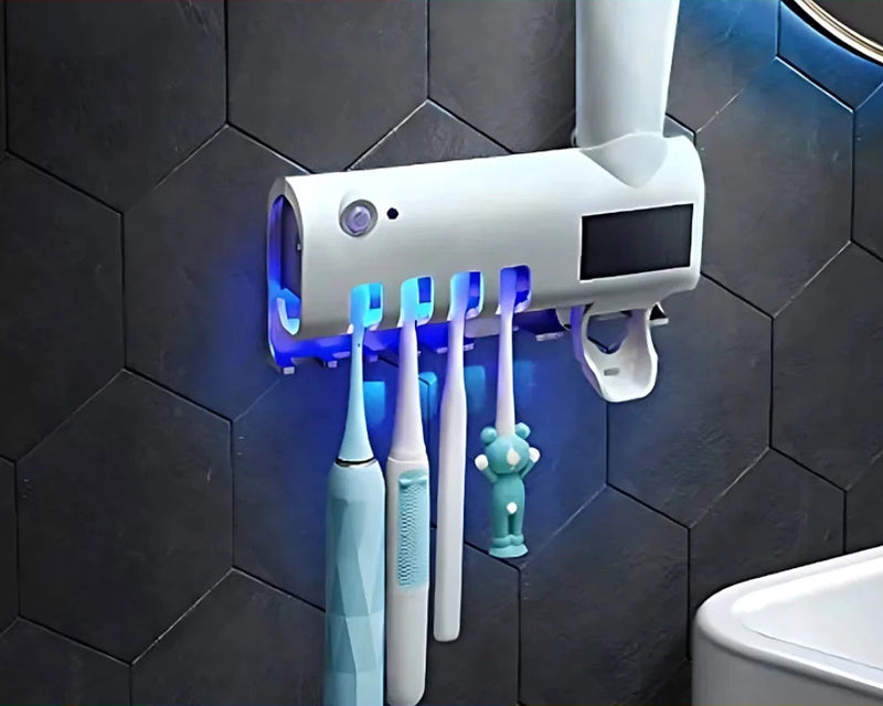 Porta escova de dentes esterilizador