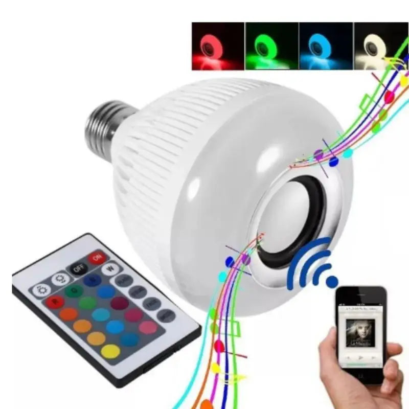 Lâmpada Musical via Bluetooth