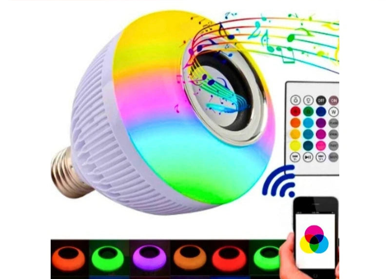 Lâmpada Musical via Bluetooth