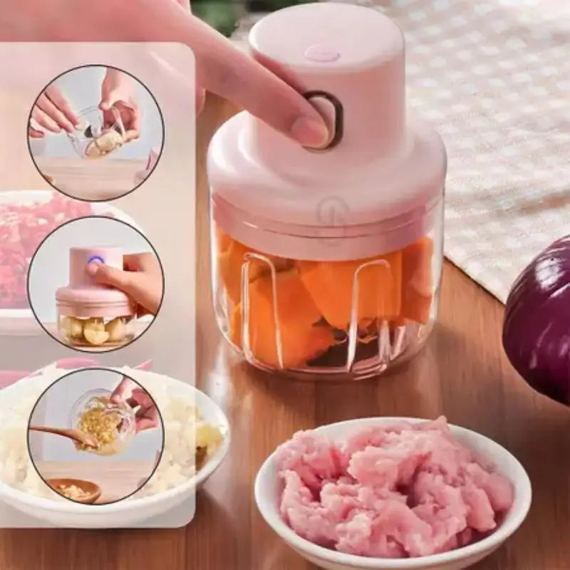 Processador de Alimentos Elétrico sem Fio, 250 ml
