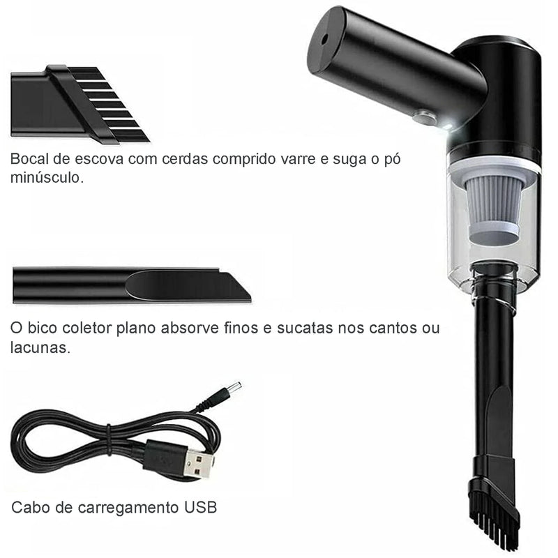 Aspirador de Pó Portátil Multifuncional
